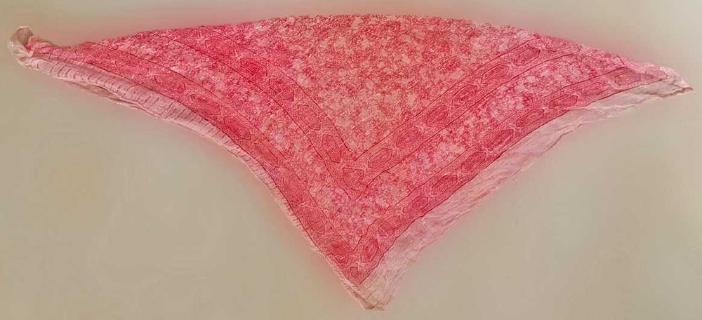 Lenço de Pescoço Unissexo, Rosa e Prata