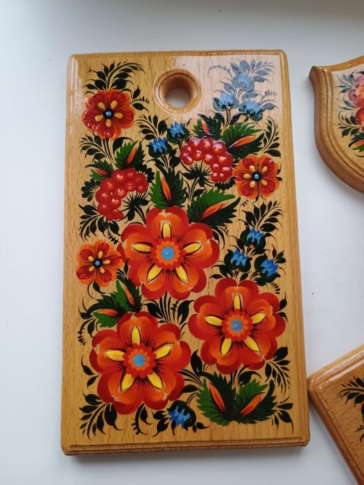 Дошки кухонні петриківський розпис