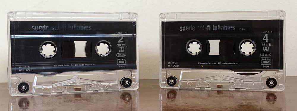 UNIKAT! Oryginalny album SUEDE Sci-Fi Lullabies 2x kaseta magnetofon !