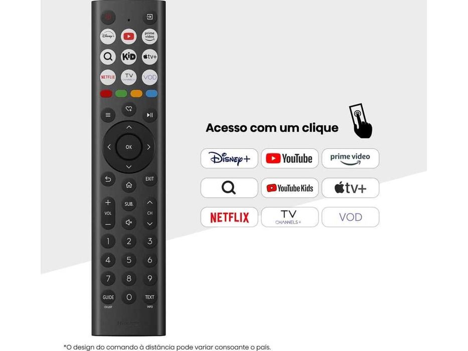 TV Hisense QLED TV 32A5Q Smart TV 32 Polegadas (nova = sem uso nenhum)