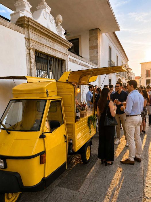 Bubble Truck - Serviço de Mobile Bar para Festas/ Eventos/ Casamentos - Piaggio Ape