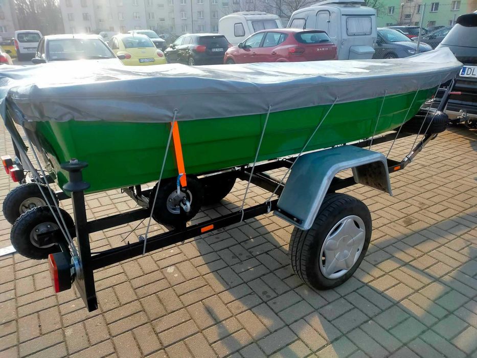 Łódka 380x140 + przyczepka SAM niezarejestrowana