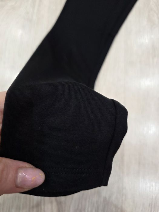 Legginsy 2 pak czarne klasyczne gładkie Next XS