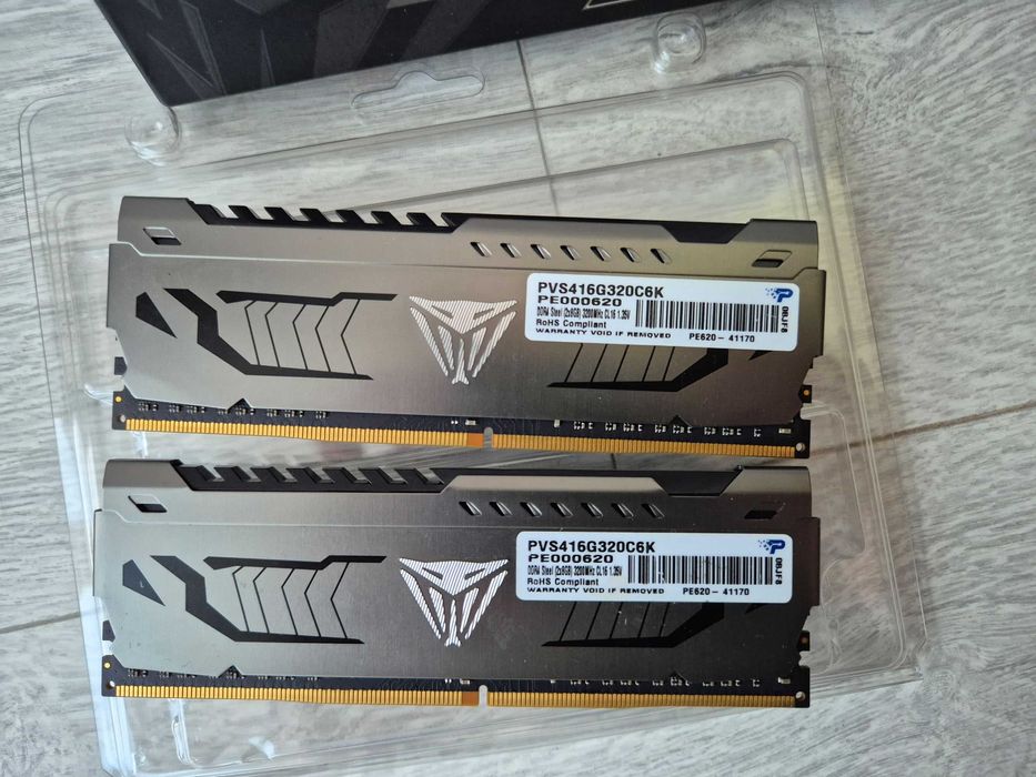 пам'ять DDR4 16GB Kit (2x8) 3200MHz CL16 Patriot Viper Steel. Trade-in