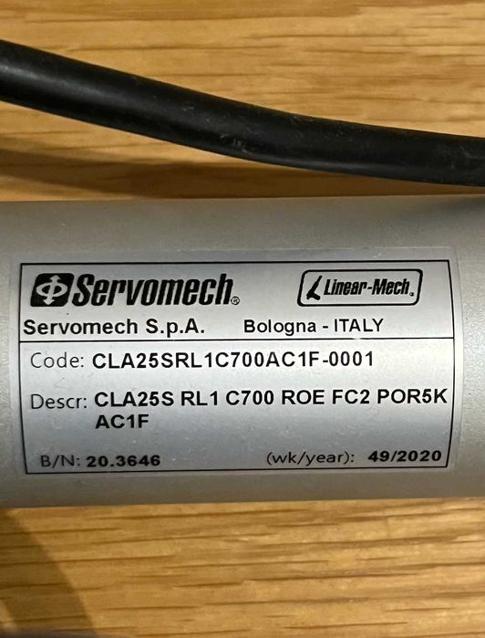 Motor Eléctrico - SERVOMECH linear-mech CLA25   *BAIXA DE PREÇO*