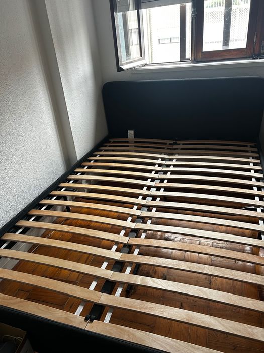 cama ikea slattum