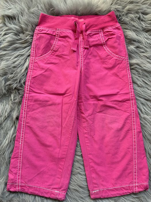 Spodnie dziewczęce z szerokimi nogawkami ocieplane Cool Club 92