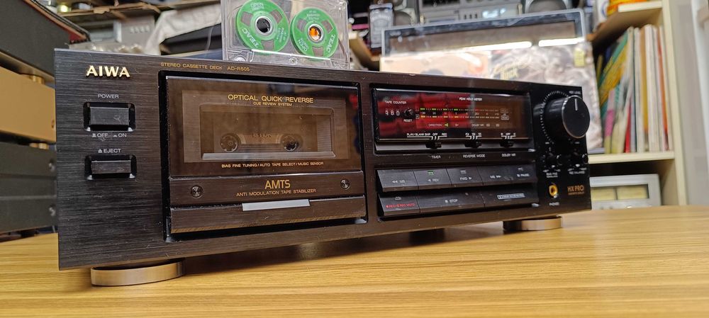Кассетна дека Aiwa AD-R 505 ( відео роботи) !
