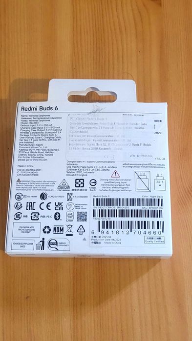 Xiaomi Redmi Buds 6 (Como Novos) – Com Garantia Worten até 2028