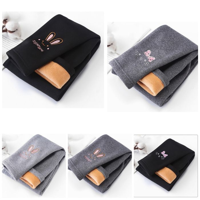 Дитячі теплі лосіни на флісі хутрі теплі легінси на міху для дівчинки