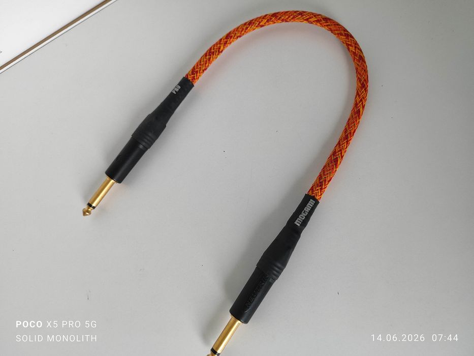 Kabel jack 6,3 Mogami Pro 38 cm