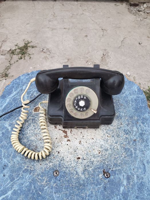 Телефон дисковый телефон дисковый телефон ретро старинный 1969 год