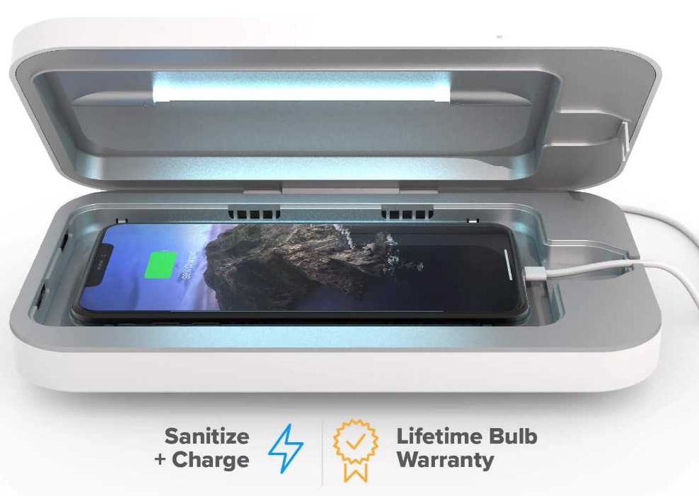 PhoneSoap 3 UV Cell Phone Sanitizer e Carregador
