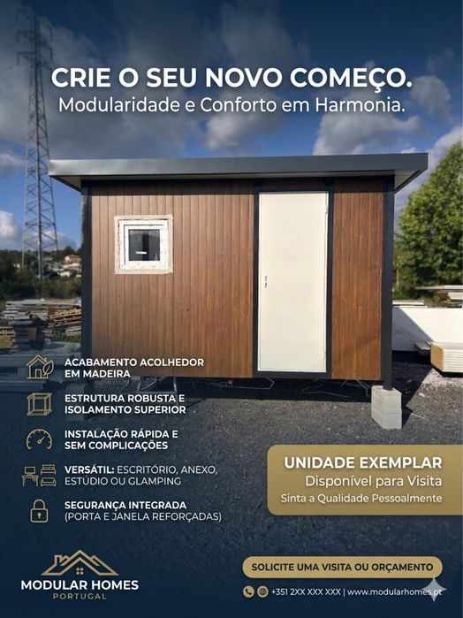 Abrigo de Jardim 3,60x2,40