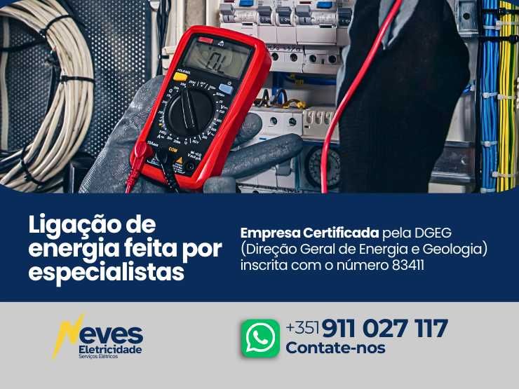 Pedido de ramal elétrico/aumentar potência – Eletricista especializado