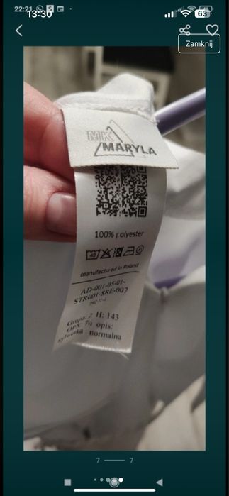 Alba komunijna dla chlopca