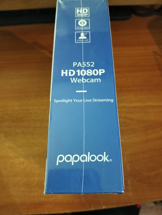 Webcam Papalook HD 1080P selada