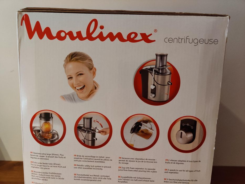Centrifugadora Moulinex XXL - Silver Premium JU655H10