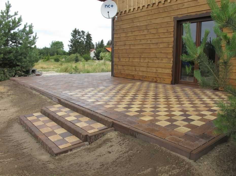 Usługi brukarskie, układanie kostki brukowej.