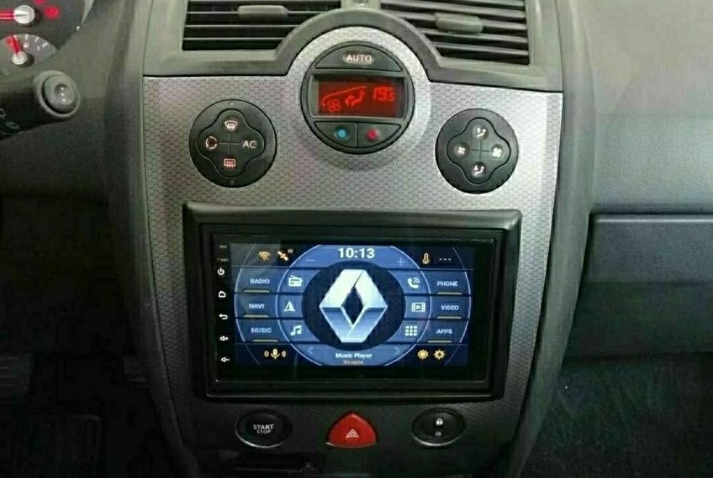 Rádio 2 DIN Renault Megane 2 + Android + 4 + 32 GB + Carplay + GPS