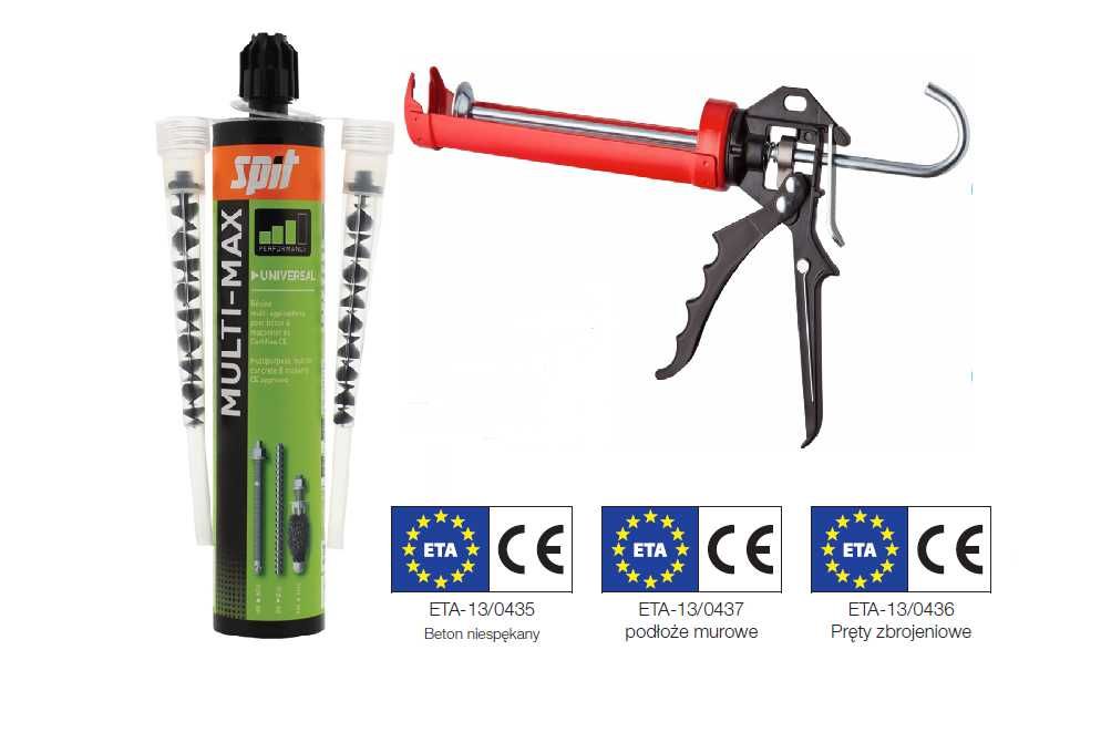 Kotwa Chemiczna 280 ml Spit + pistolet