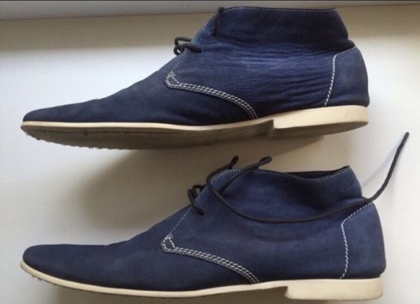 Hugo Boss туфли из нубука 43 р