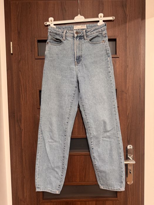 Jeansy damskie mom slim
