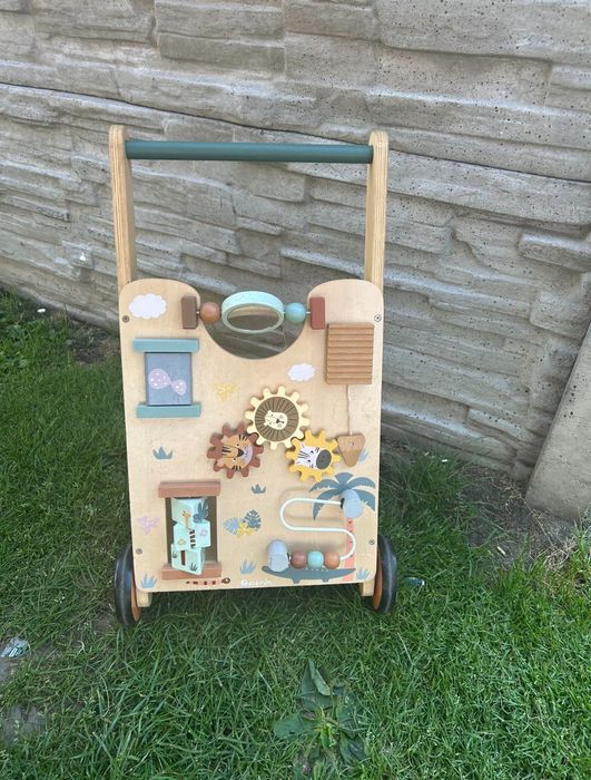 Jeździk chodzik dla dziecka niemowlę drewniany