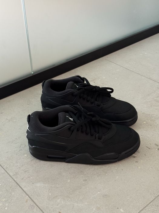 Оригинал Nike Air Jordan 4 RM Black Cat (FQ7939 004) черние кожание