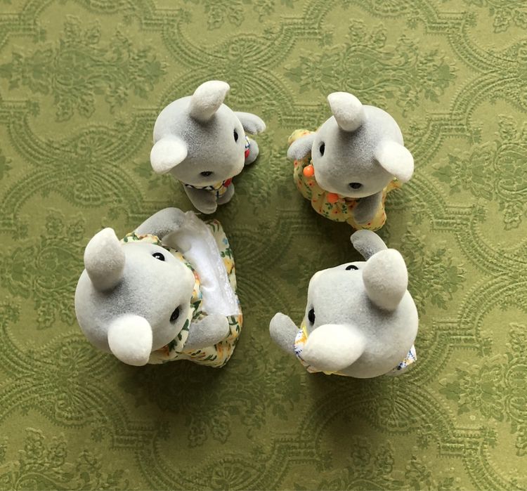 Nowa rodzina Sylvanian Families Epoch 4030 króliki Cottontail Rabbit