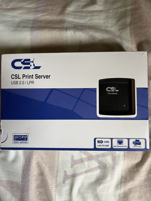 CSL LAN print server USB2.0, LRP принт сервер