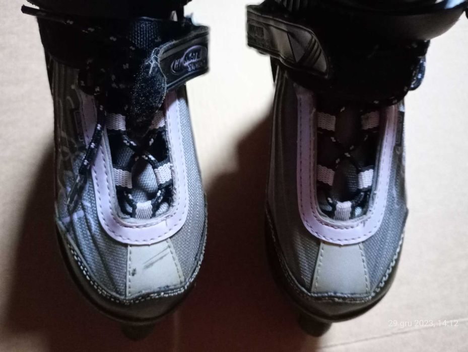 Rolki Hy Skate junior, regulacja rozmiaru 33-36