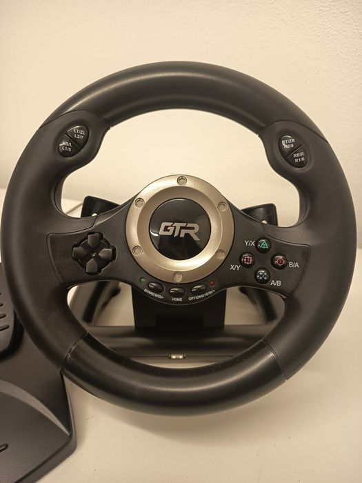 Volante Jinshu  GTR, com pedais