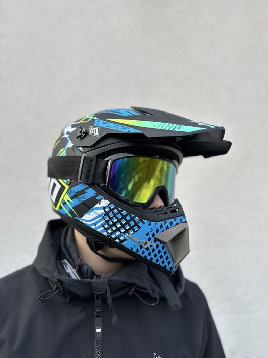 мото шлем кросс шолом розміри S M L XL