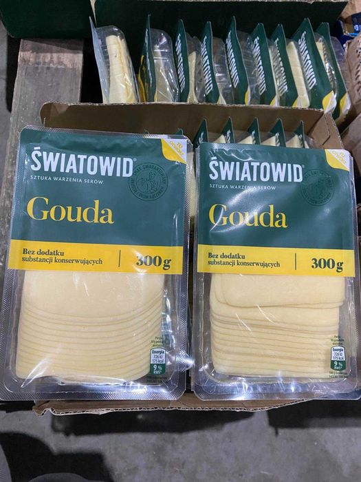 Сирна нарізка Гауда 1000г , сир гауда 400 г(брусок),масло