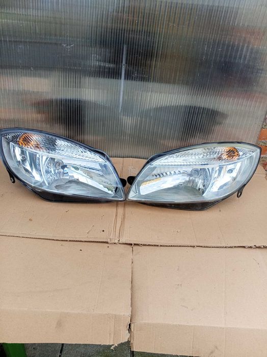 lampy przednie skoda fabia lift