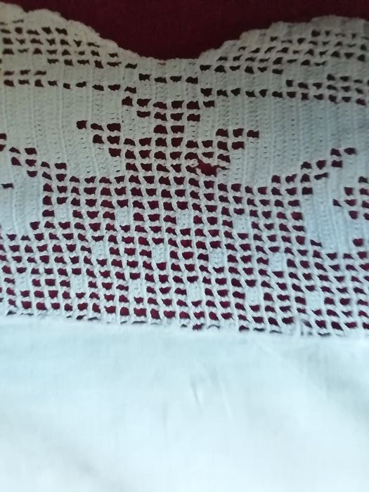 Lençol de criança, com defeito