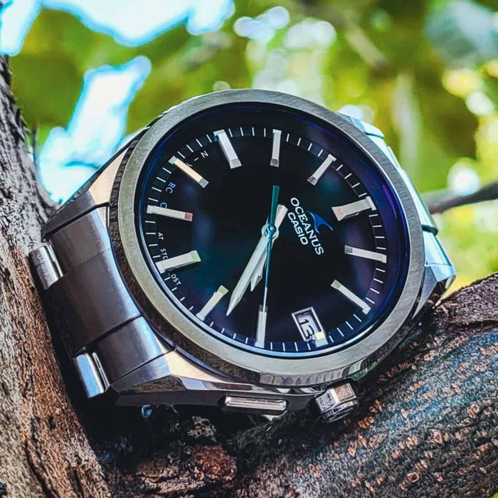 *NOVO* Casio Oceanus OCW-T200S-1AJF JDM (41.4mm/ 100M WR vídeo safira