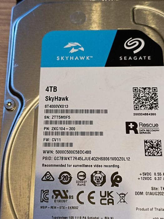 Dysk Seagate Skyhawk 4 TB