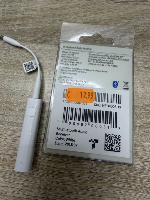 Bluetooth audio receiver