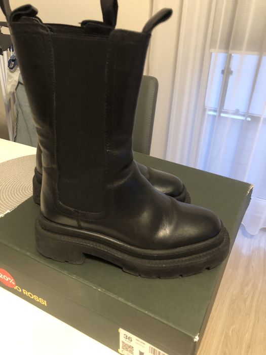 Czarne botki Gino Rossi rozmiar 36