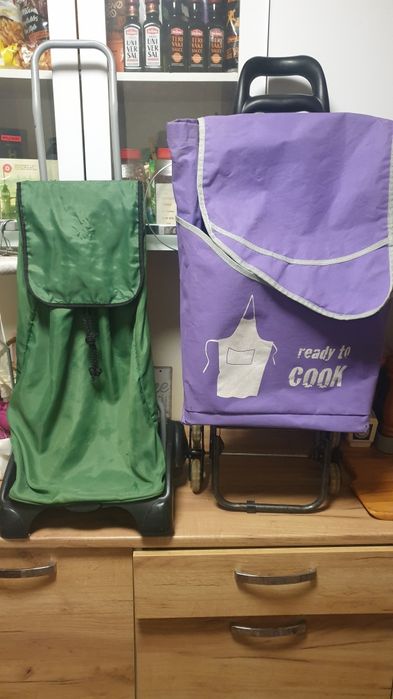 Сумки на колесах с выдвижной ручкой хозяйственные