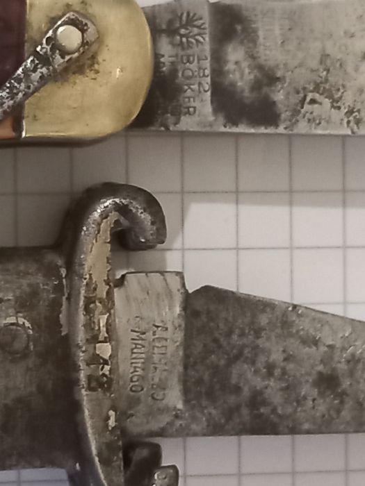 Перочинный довоенный нож BOKER 182. VEB SESTA. Ворсма