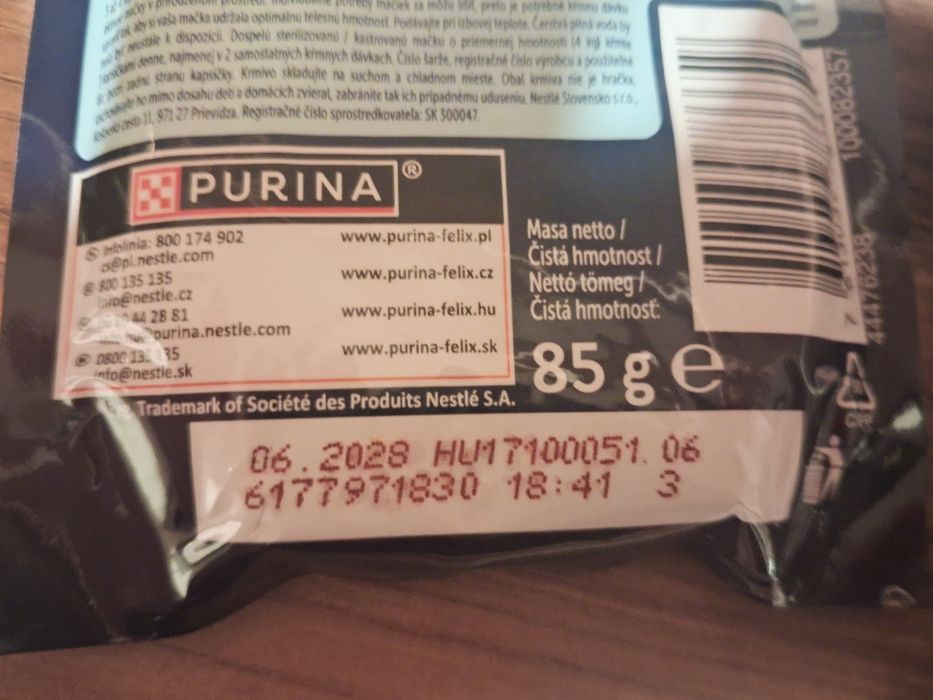Karma dla kotów Felix 34szt.