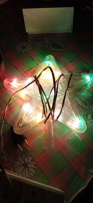 Новорічна електрична зірка