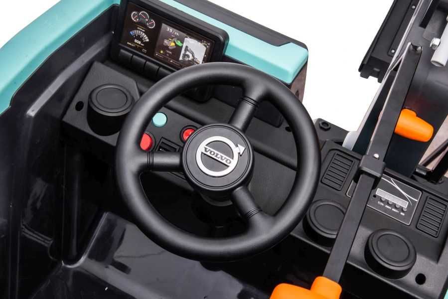 Pojazd Elektryczny dla Dzieci - Koparka Volvo + Basen z Kulkami