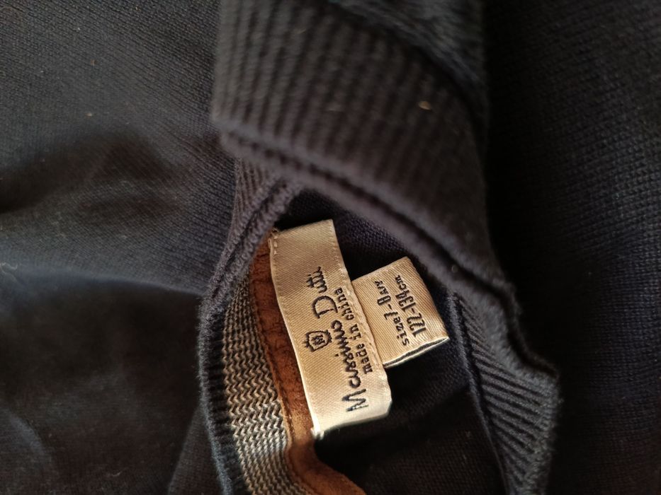 Granatowy sweter chłopięcy Massimo Dutti 128