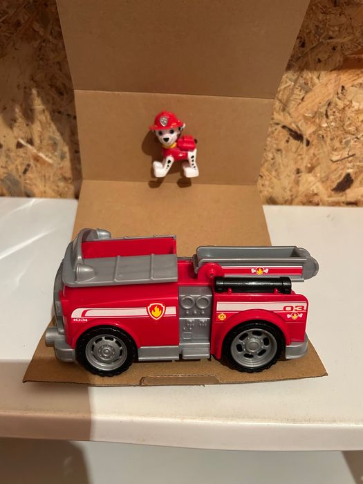 Рятувальний автомобіль Spin Master Paw Patrol з водієм Маршал