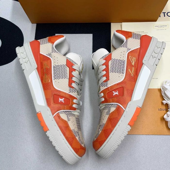 Buty LV Trainer Damier Orange (36-46)