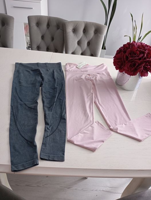 Legginsy 2 szt sprzedam M nowe